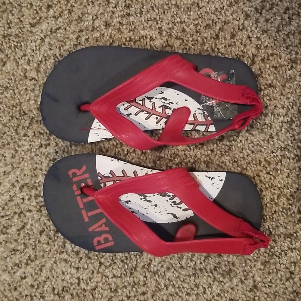 Geoffrey | Baseball Flip Flops